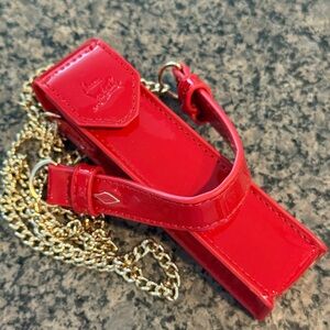 Christian Louboutin Red Lipstick Bag